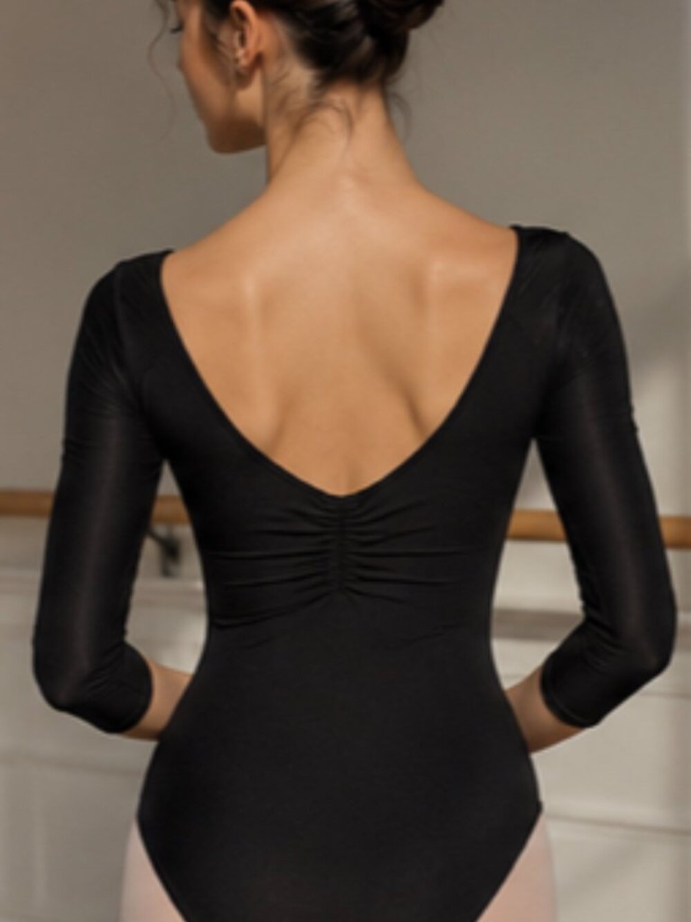 Mondor 3/4 Sleeve Ballet Leotard - Picture 2 of 5
